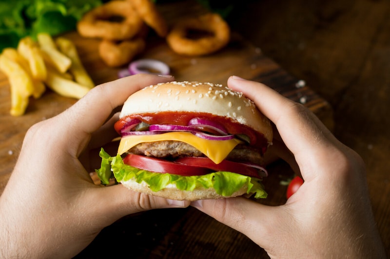 ハンバーガーをたくさん食べる街はどこ?