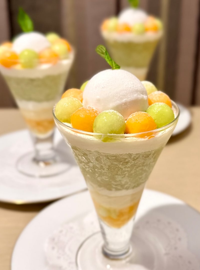 グリーン･オレンジ･白という組み合せも爽やか