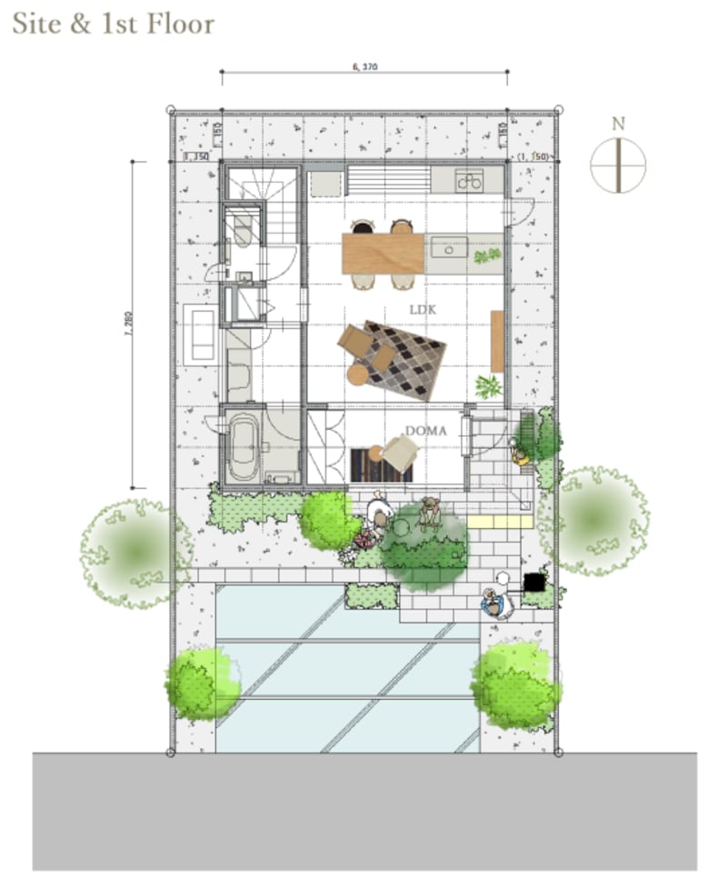 2階建てプランの例