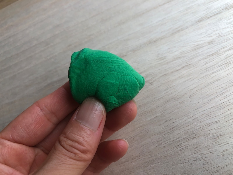 鮮やかな緑が出来上がる