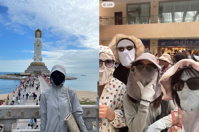 旅行中でも「硬核防晒」