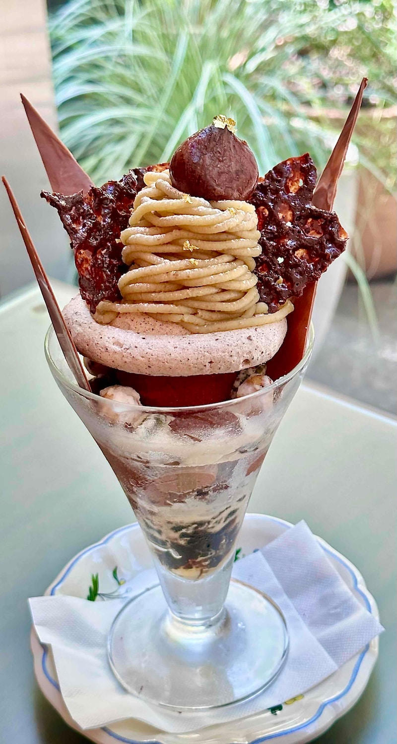 グラスの中の層も美しい