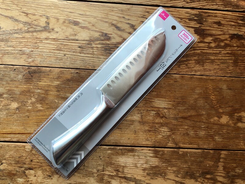 ダイソーの「オールステンレス包丁」