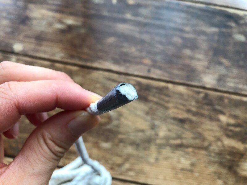 ダイソーの「綿ロープ」がほつれにくくなる