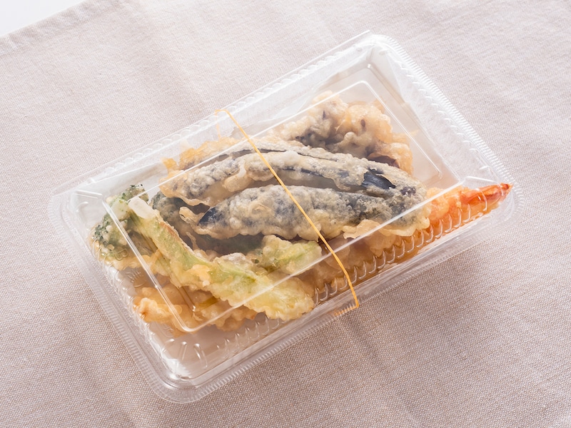 魚介類や野菜が中心の天ぷらも気を付けたい総菜の1つ
