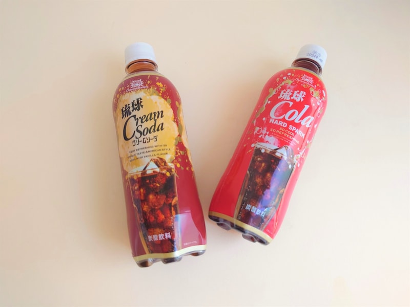 沖縄バージョンのコーラは、微炭酸でやさしい味わい