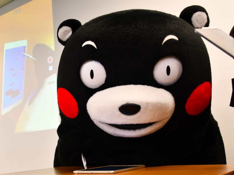 DIAGONAL RUN TOKYOで子どもの作ったゲームに挑戦＝8月26日、東京都中央区