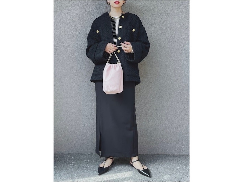 きちんと感のあるツイード素材のアイテムをカジュアルに着るのが今年の旬 出典:WEAR