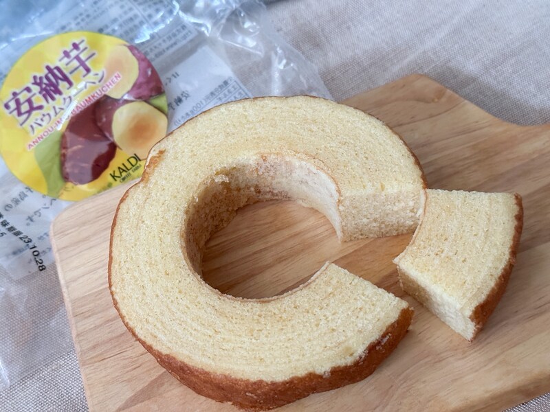 カルディ「安納芋バウムクーヘン」