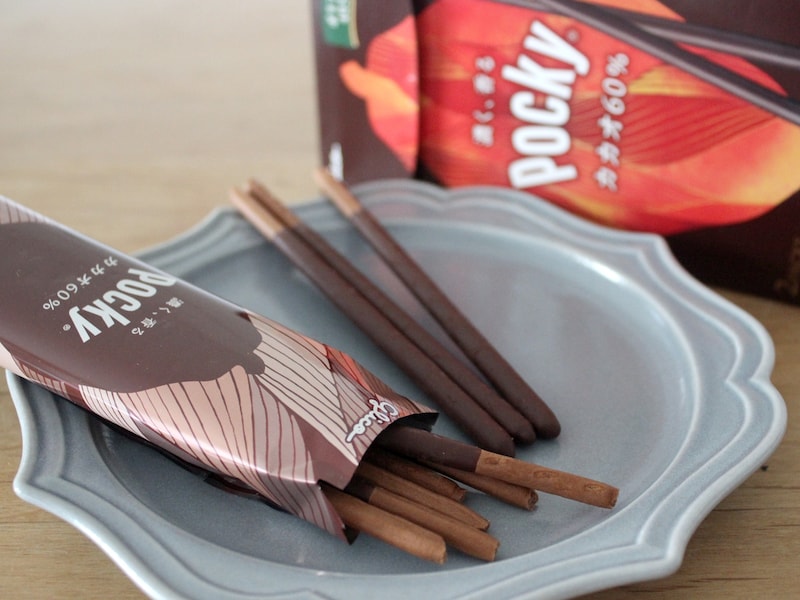 ポッキーカカオ60％食べ比べ