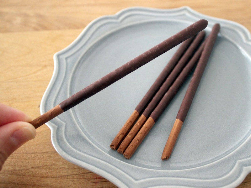 ポッキーカカオ60％食べ比べ