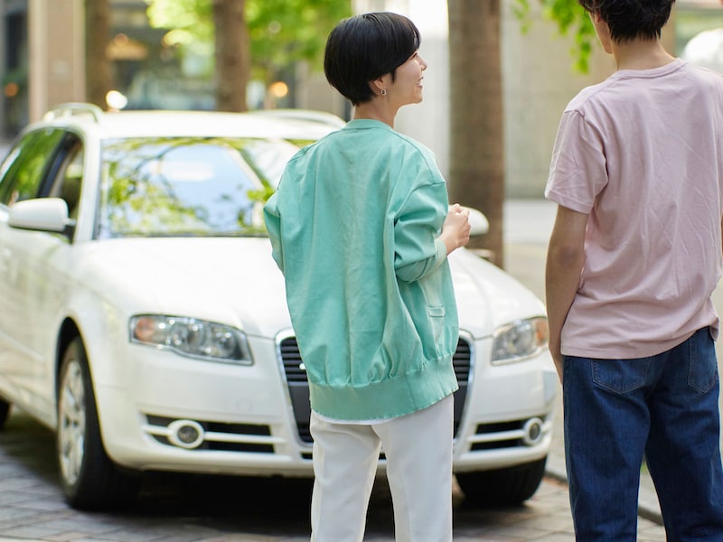 シンママが男友だちとドライブに出かけたら