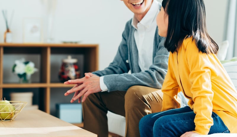 娘に会うために家にも頻繁にやってくる夫