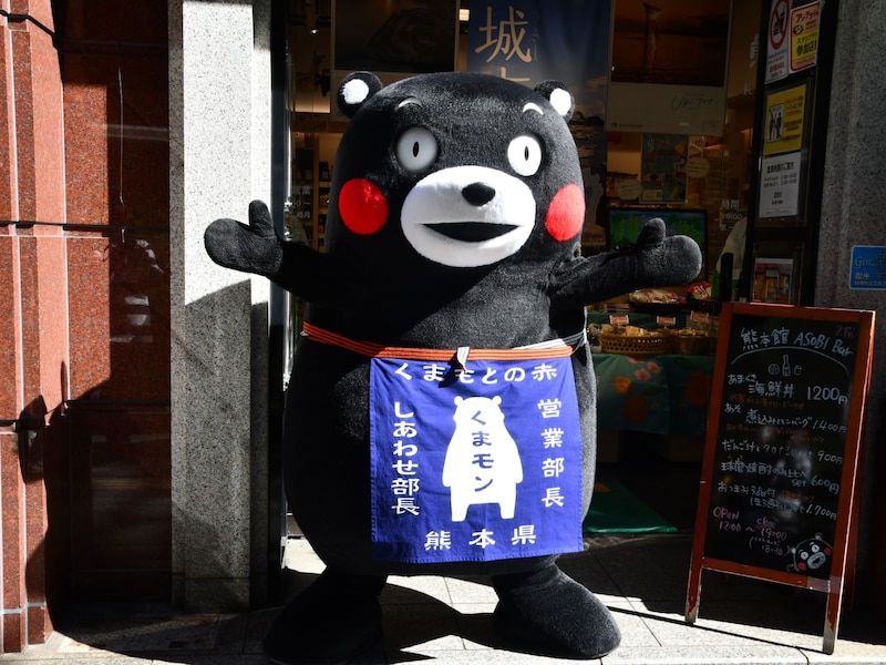 懸命のPR＝9月5日、東京都中央区