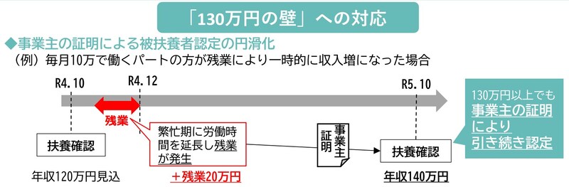 130万円の壁,支援強化パッケージ,厚生労働省,第3号被保険者