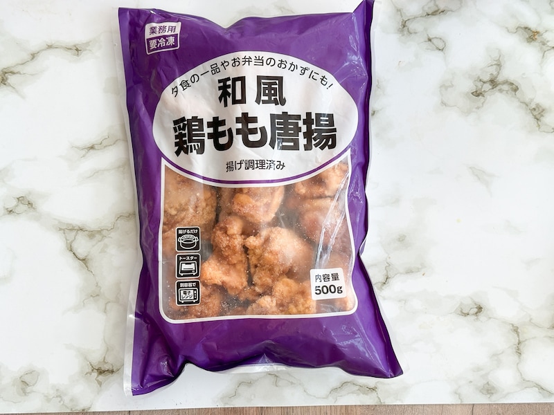業務スーパーセール対象の「和風鶏もも唐揚げ」（冷凍）