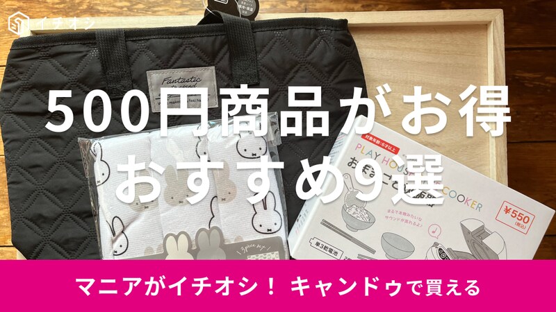 キャンドゥの500円商品おすすめ9選