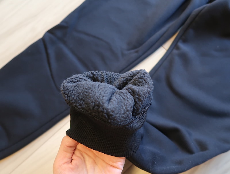 裾までボアがしっかりついているのがありがたい！