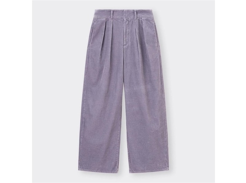 ジーユー　コーデュロイワイドパンツ　2990円（税込）