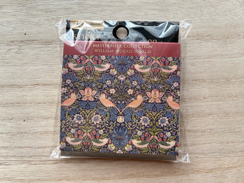 セリアのウィリアム・モリスグッズ「メモ付箋」