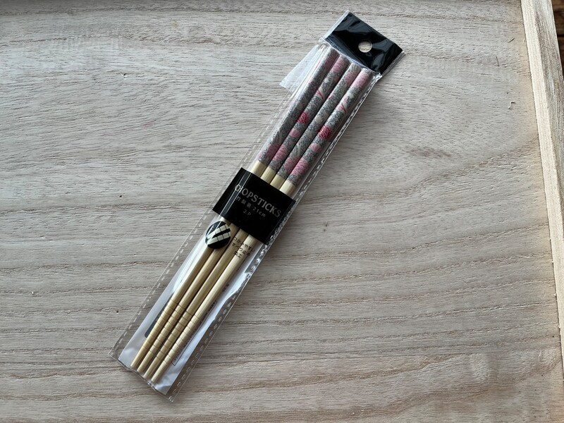 セリアのウィリアム・モリスグッズ「竹製箸」