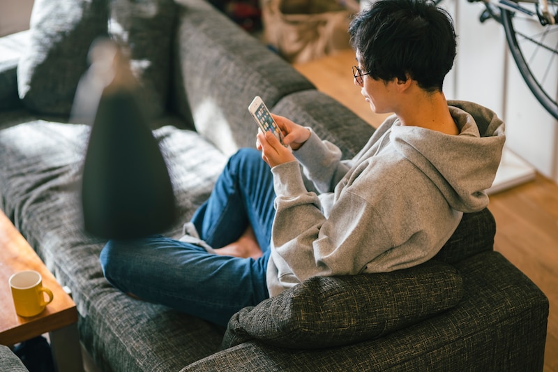 実家でくつろいで、なかなか自分の家に帰宅しない夫も