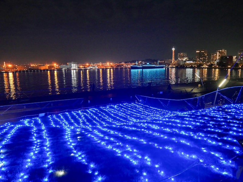 エリアが広がった「グラウンドイルミネーション」