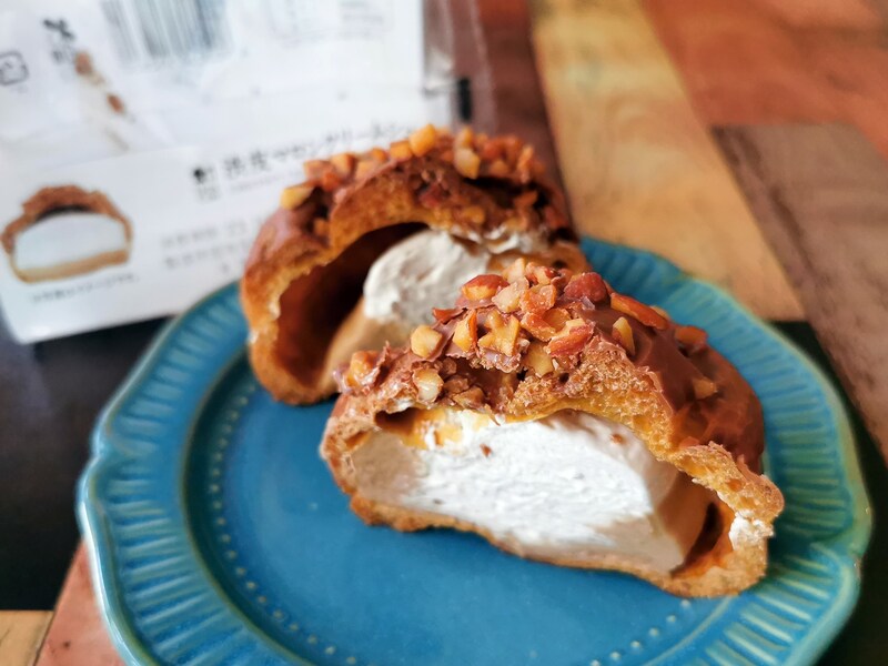 ローソン「渋皮マロンクリームシュー」