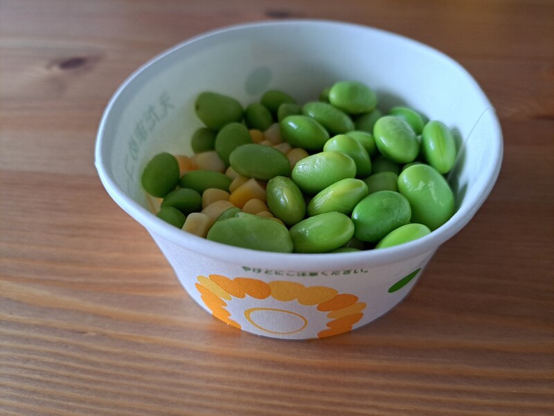 マクドナルドの「えだまめコーン」は、食べ応えもある健康的なメニュー