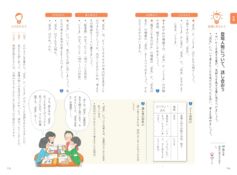 国語の教科書(光村)「ふりかえろう」