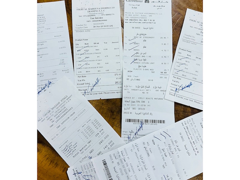 スーパーのレシートで見るドバイの物価
