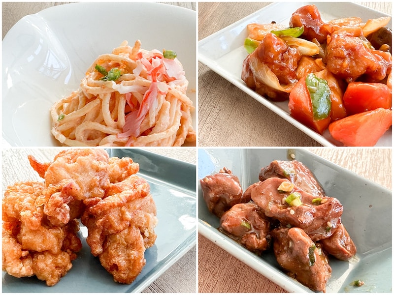 シラチャソースを使った料理