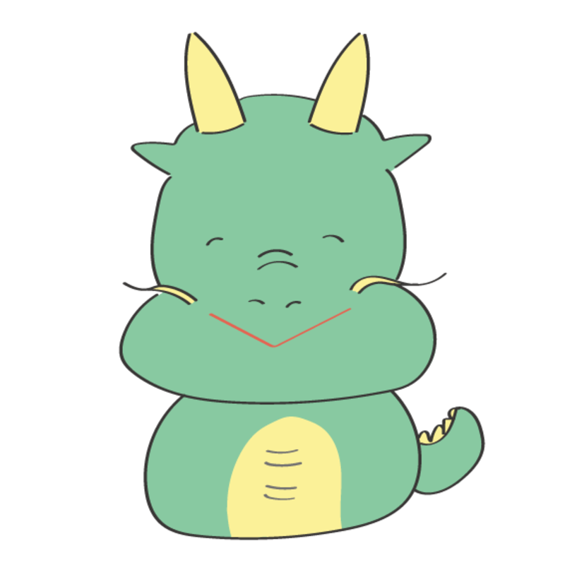 イラスト,年賀状,干支,辰,龍,フリー素材