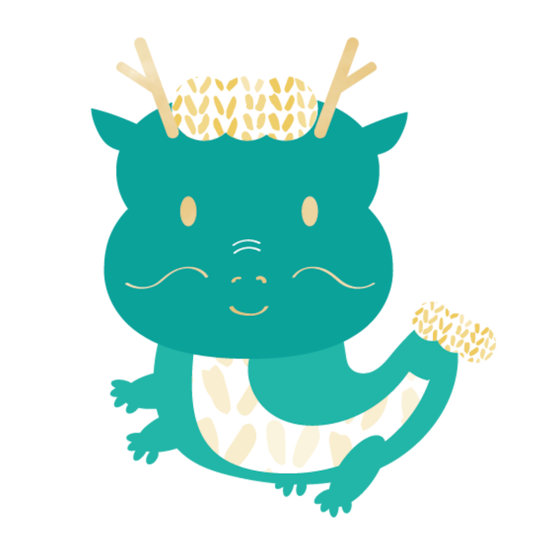 イラスト,年賀状,干支,辰,龍,フリー素材