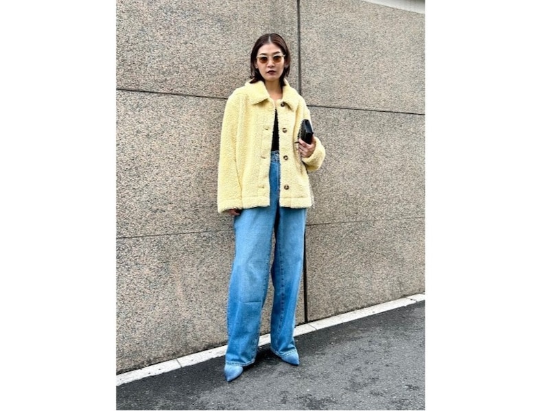 襟の部分までボア素材なのが可愛い！　出典：StyleHint