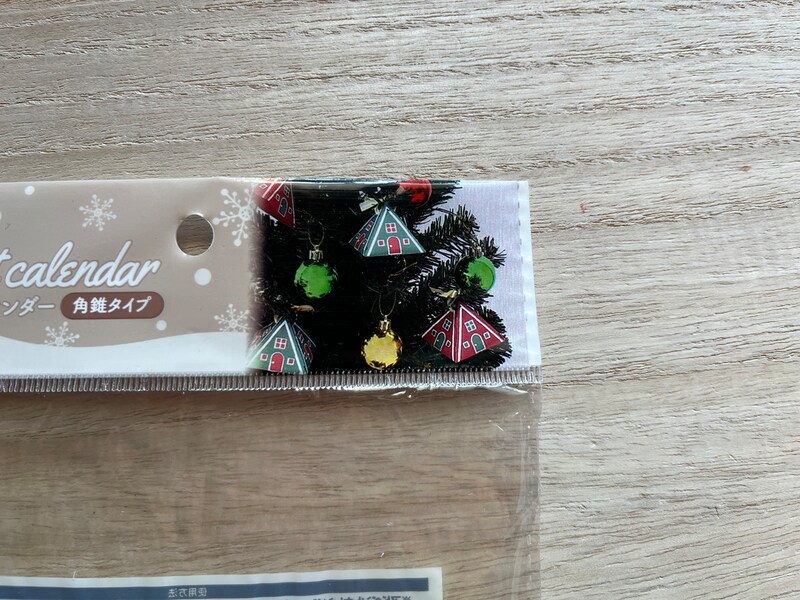 クリスマスツリーにさげたときのイメージ