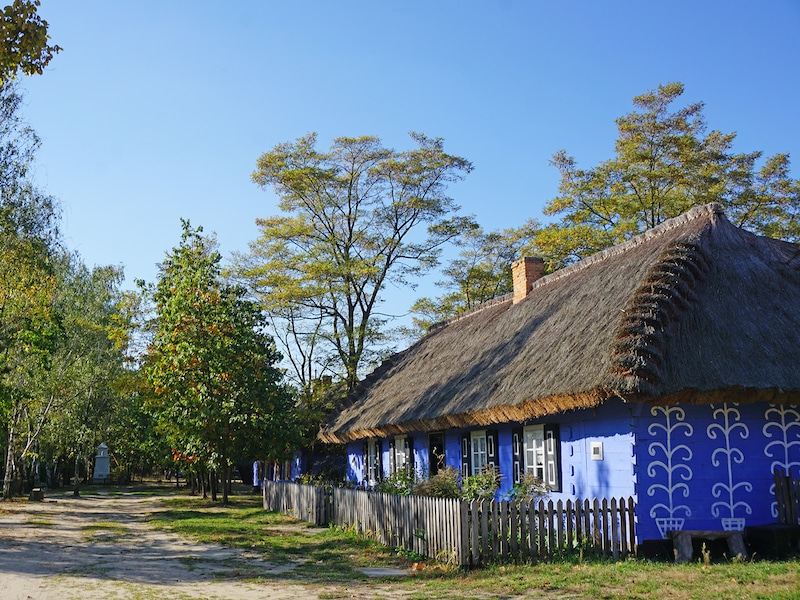 ウォヴィチの郊外にあるマウジツェ野外博物館