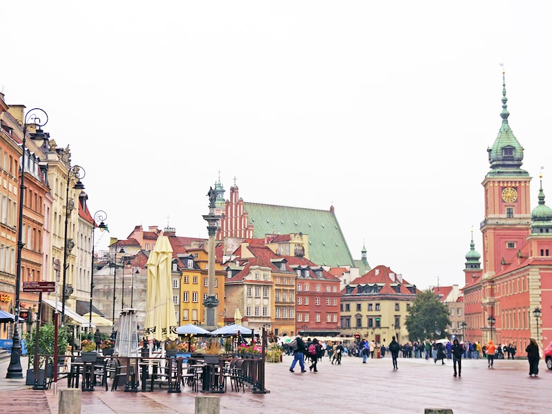 ポーランドの首都ワルシャワの観光モデルプラン