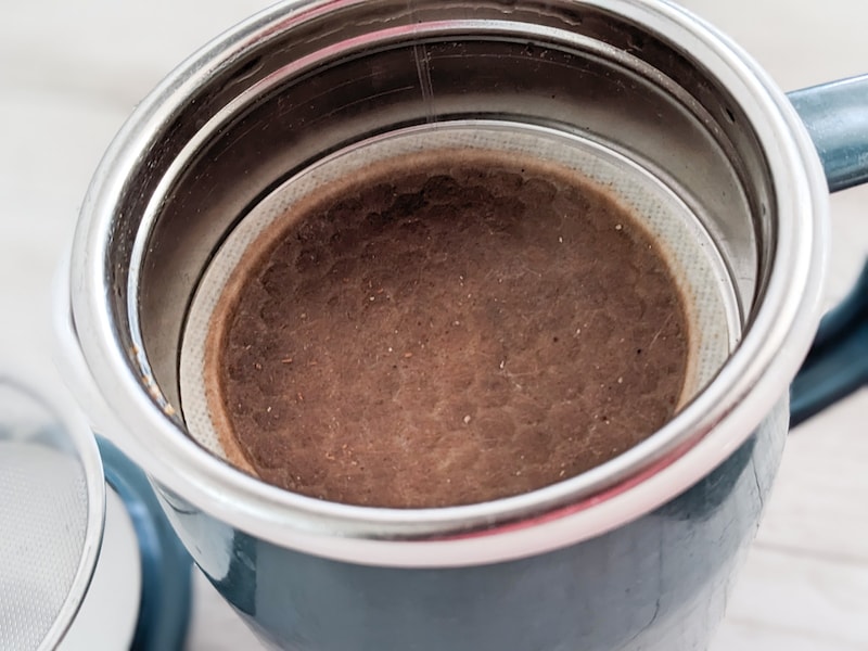 10回使用した活性炭カートリッジ