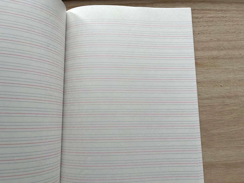 キャンドゥの「15段英習罫」は30枚