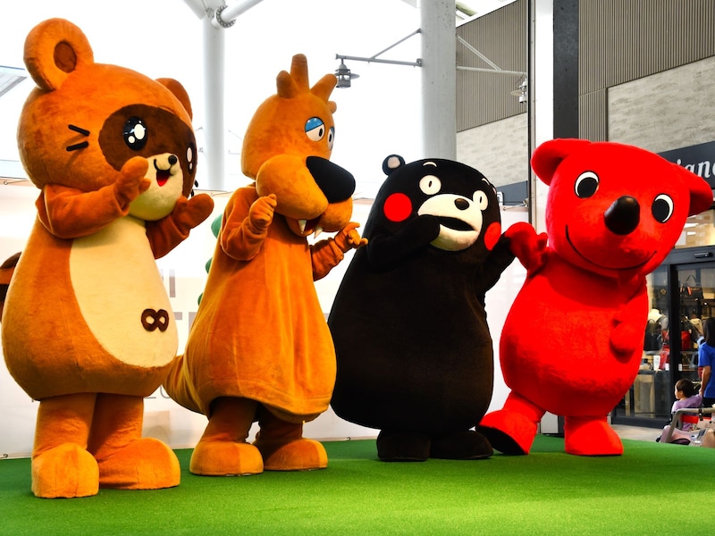 「熊本県観光PRイベントin関東『もっと、もーっと!くまもっと。』」=11月5日、千葉県木更津市