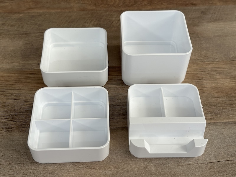 収納ケースは4種類、各税込110円