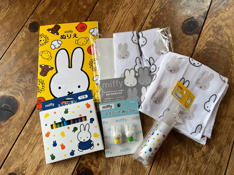 キャンドゥのミッフィーグッズは種類は異なれど通年で販売されている
