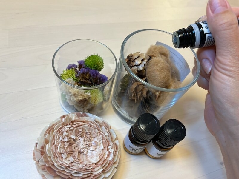 100均グッズにペパーミントやハッカを垂らして気になるところにおくだけ!