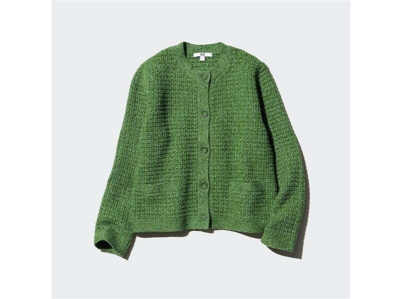 ユニクロ　ニットショートジャケット　3990円（税込）