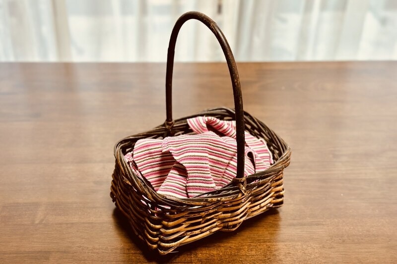 作りだめしたら籠や引き出しに入れてすぐ使えるようスタンバイ