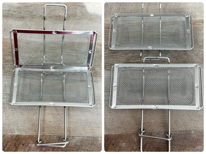 2つに分解できるので洗いやすいホットサンドメーカーハーフ