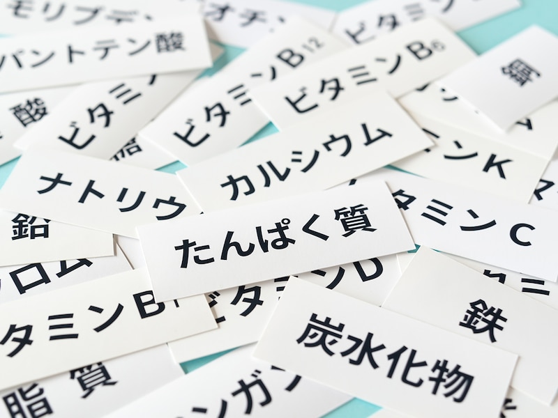 完全栄養食に含まれる「栄養素」って？