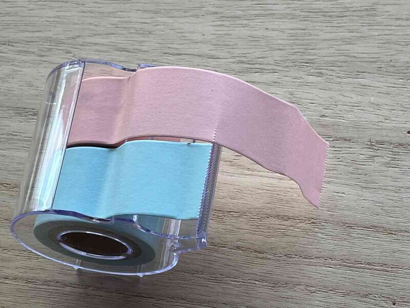 セリアの「テープふせん紙」はカッター付き