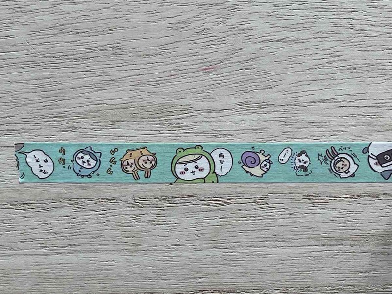 セリアの「ちいかわ マスキングテープ」は全6種